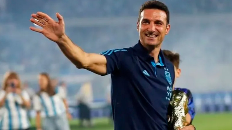Scaloni prepara una extensa lista de convocados con varios futbolistas Sub 23