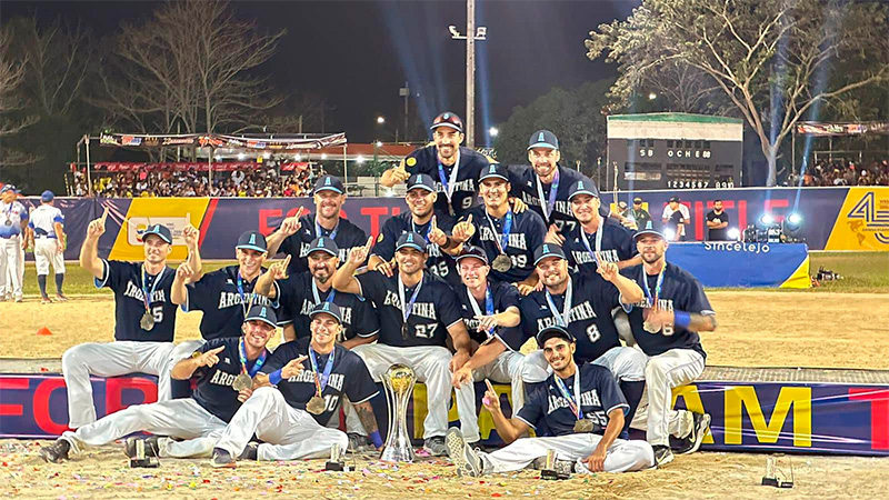 La Selección Argentina de Softbol recuperó el primer puesto del ranking mundial masculino