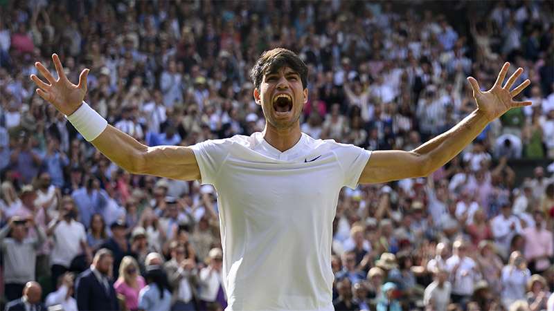 Alcaraz le ganó a Djokovic y se consagró bicampeón de Wimbledon
