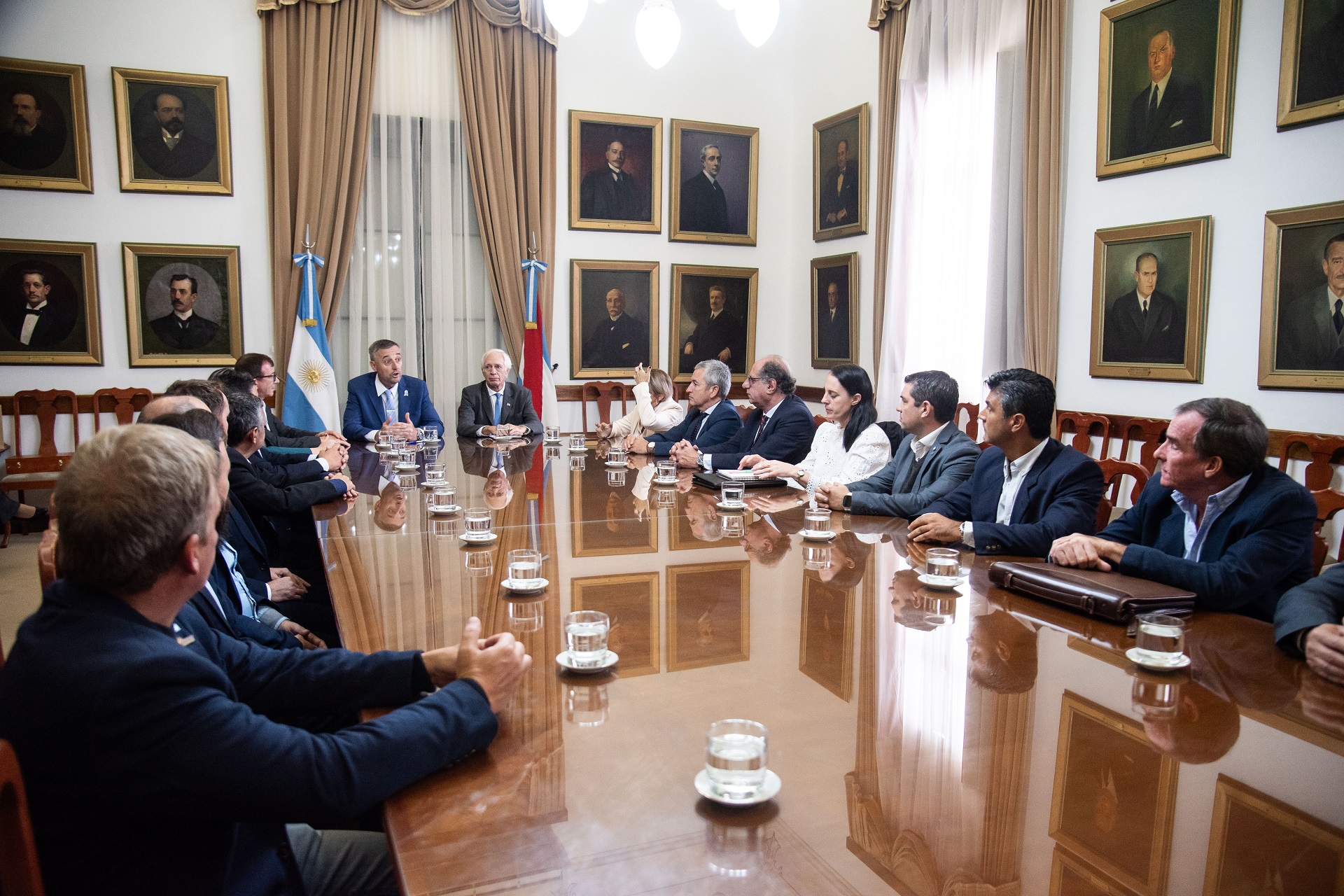 Bernaudo y Hein encabezaron un encuentro con autoridades y empresarios del Mercosur