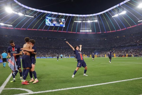 PSG goleó 5 a 0 al Inter y es campeón de la Champions League